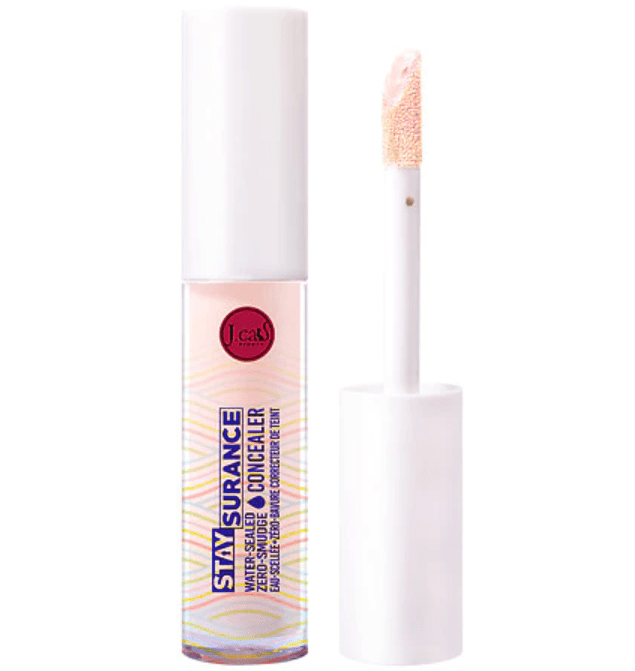 J.Cat Beauty Staysurance Water-Sealed, Zero-Smudge Concealer, Soft Cream (SHC104)