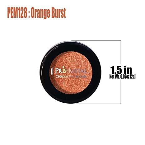 J.CAT Pris Metal Chrome Eye Mousse - Orange Burst (PEM128)