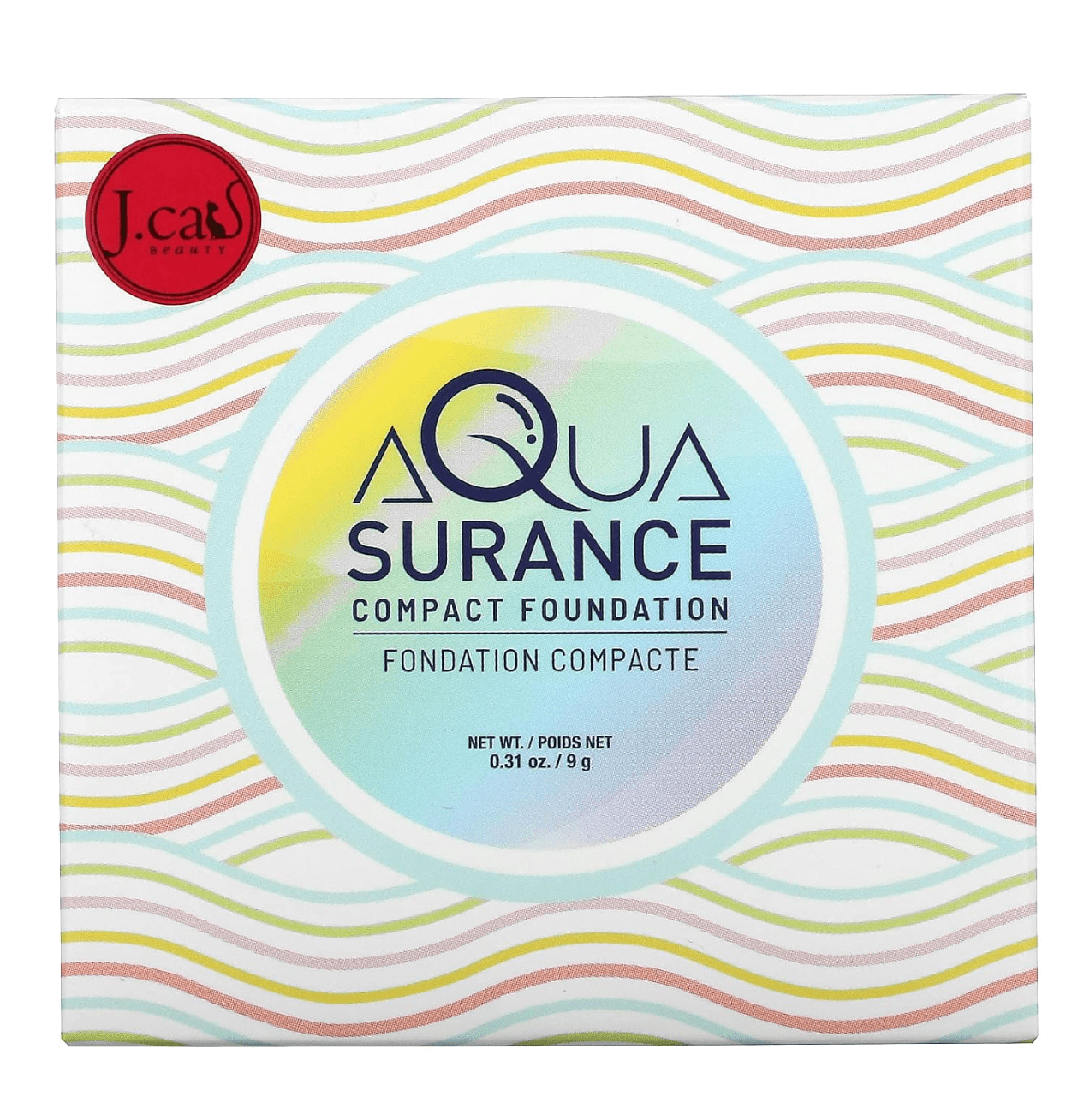 J.Cat Beauty Aquasurance Compact Foundation - Soft Taupe (ACF103A)