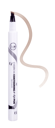 JCat Beauty Eyebrow Contouring 4 Tip Brow Pen - Espresso (ETP103)