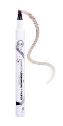 JCat Beauty Eyebrow Contouring 4 Tip Brow Pen - Brown ( ETP102)