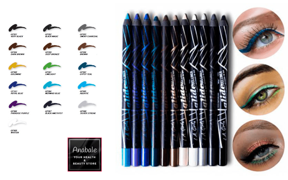 L.A. Girl Glide Gel Liner, Paradise Purple 366