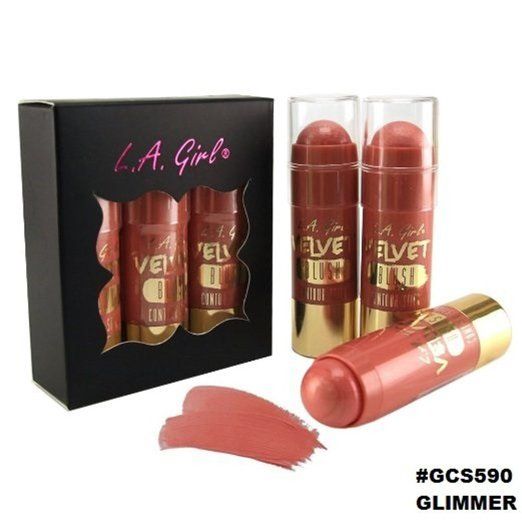 L.A. Girl Velvet Bronzer Contour Stick, 590 Glimmer
