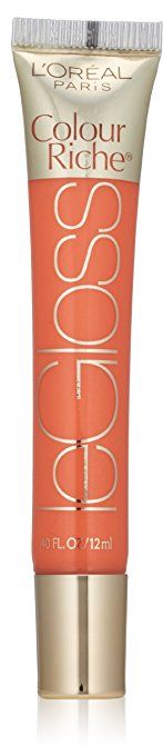 L'OREAL Color Riche Le Lip Gloss - Peach Fuzz, 158 L'OREAL Color Riche Le Lip Gloss - Peach Fuzz, 158