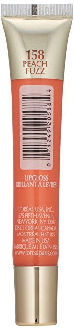 L'OREAL Color Riche Le Lip Gloss - Peach Fuzz, 158 L'OREAL Color Riche Le Lip Gloss - Peach Fuzz, 158
