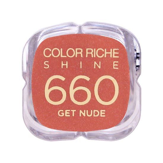 L'OREAL Paris Color Riche Shine Lipstick, Get Nude 660