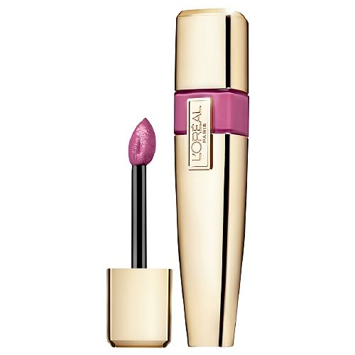L'OREAL Colour Riche Caresse Wet Shine Stain, 191 Stubborn Plum
