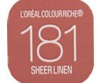 L'OREAL Colour Riche Colour Caresse Lipcolour, 181 Sheer Linen