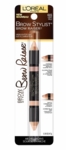 L'Oreal Paris Cosmetics Stylist Brow Raiser Highlighter Duo, Light 615