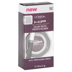 L'OREAL HiP Studio Secrets Professional Color Truth Cream Eyeliner, Eggplant 960