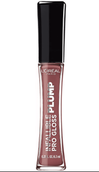 L'OREAL Paris Infallible Pro Gloss Plump Lip Gloss, Radiant Mauve (604)