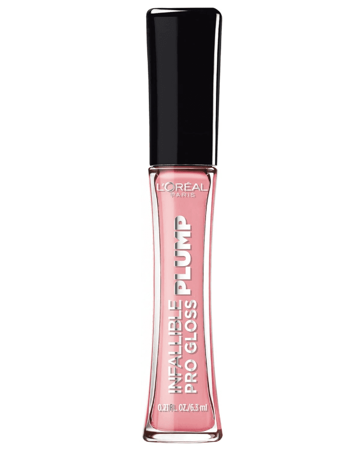  L'OREAL Paris Infallible Pro Gloss Plump Lip Gloss, Rosy Flush (601)