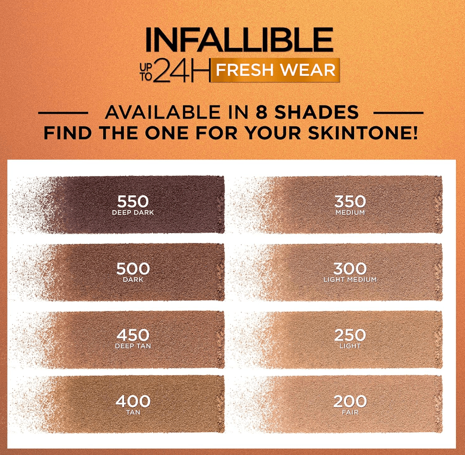 L'OREAL Paris Infallible Up to 24H Fresh Wear Soft Matte - Fair 200
