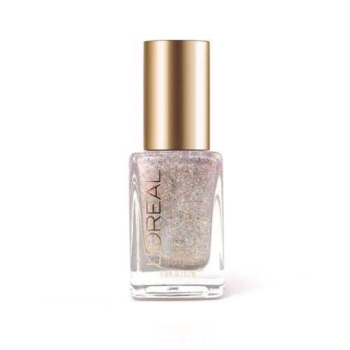  L'OREAL Nail Polish - Silver Sparkle 162