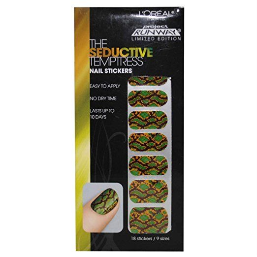 L'OREAL Project Runway Nail Stickers The Seductive Temptress