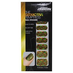 L'OREAL Project Runway Nail Stickers The Seductive Temptress