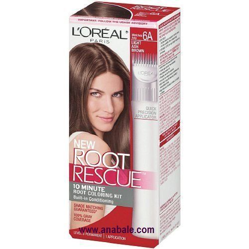 L'Oreal Paris Root Rescue Hair Color, 6A Light Ash Brown