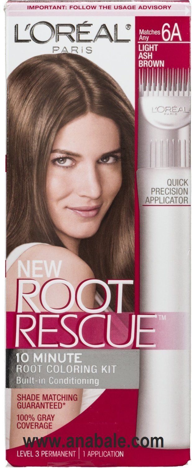 L'Oreal Paris Root Rescue Hair Color, 6A Light Ash Brown