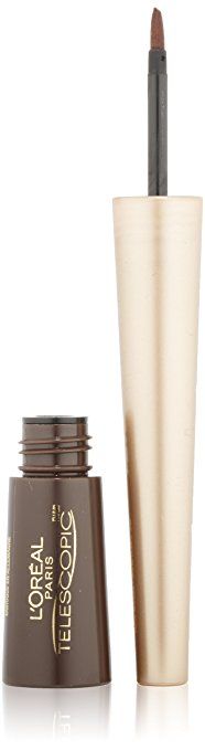 L'OREAL Paris Telescopic Waterproof Liquid Precision Eyeliner, Dark Brown 830 L'OREAL Paris Telescopic Waterproof Liquid Precision Eyeliner, Dark Brown 830