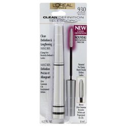 L'OREAL Telescopic Clean Definition & Lengthening Mascara - Black Brown 930