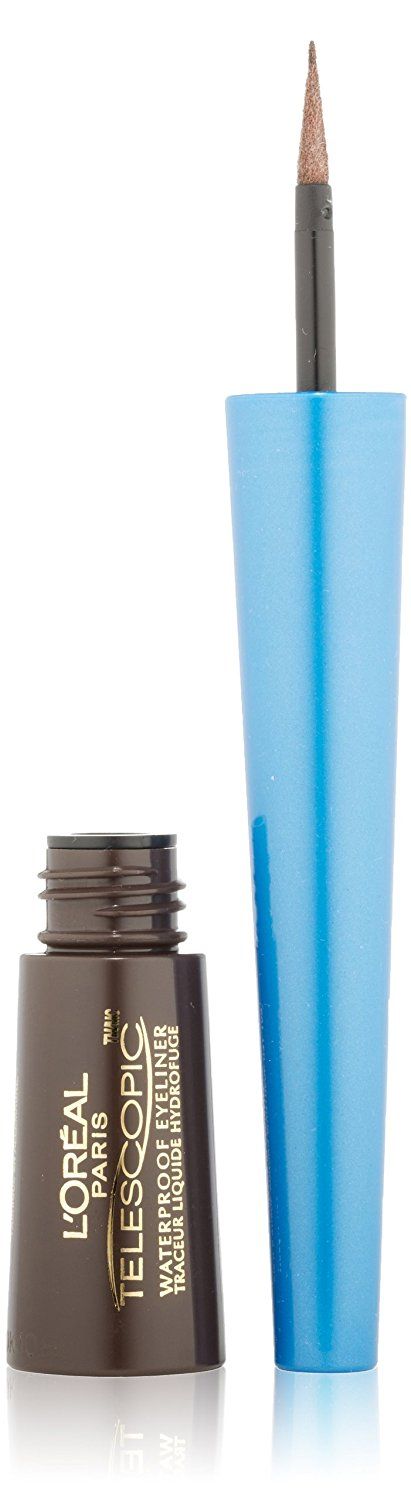 L'Oreal Telescopic Waterproof Liquid Precision Eyeliner, 801 Dark Brown