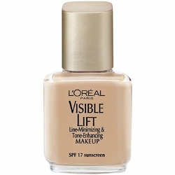 L'Oreal Visible Lift Line Minimizing Makeup SPF 17, Serum Inside, Nude Beige 105