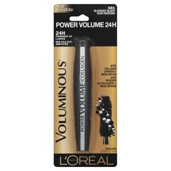 L'Oreal Voluminous Power Volume 24H Mascara, 681 Blackest Black