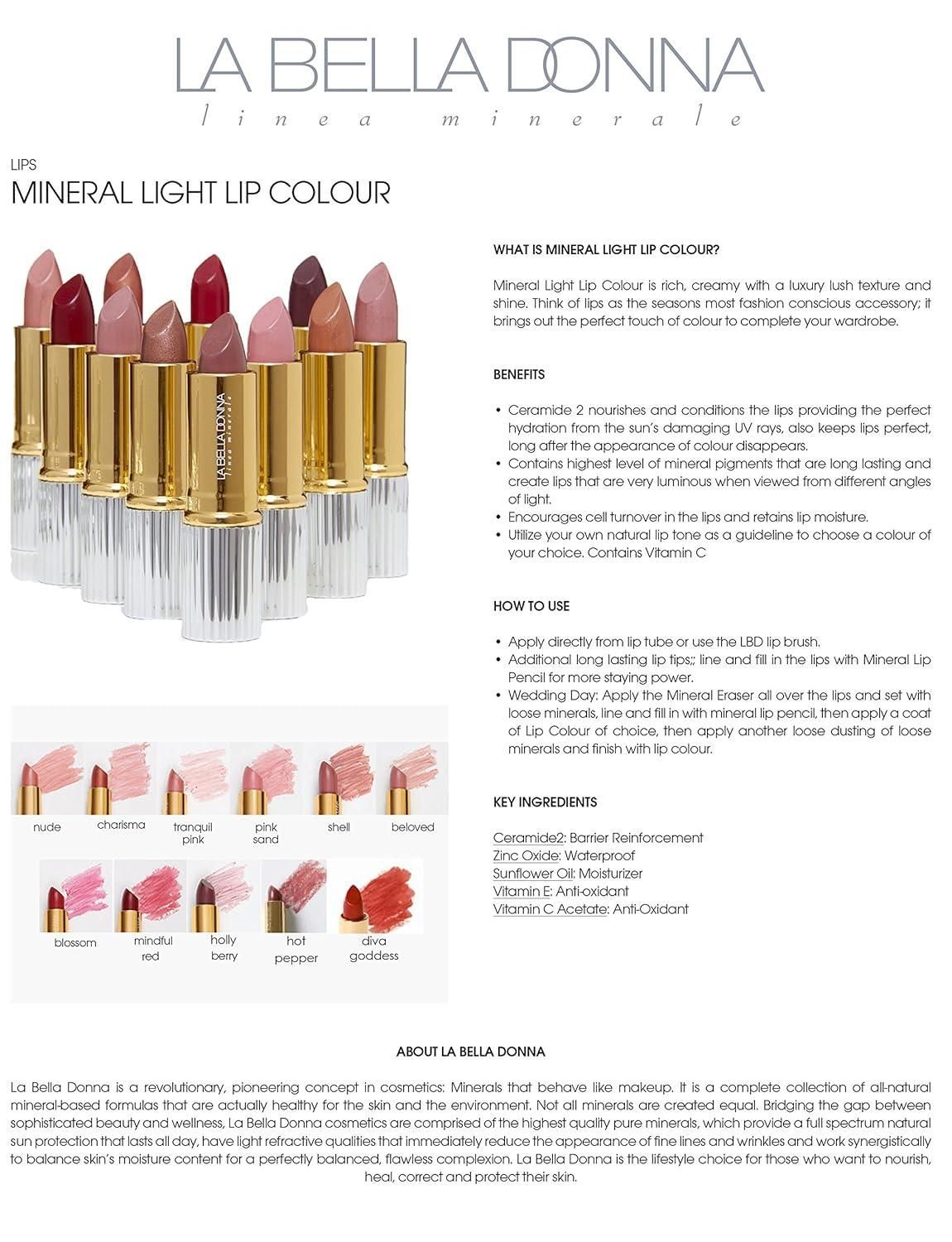 La Bella Donna Mineral Light Lip Colour - Blossom
