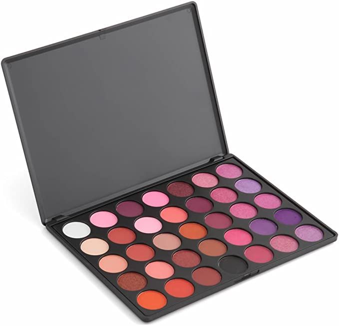 LaRoc Cosmetics Purple & Pink Eyeshadow Palette 35 Colour Peach Fizz
