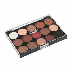 LaRoc Cosmetics Warm Eyeshadow Palette - LaRoc 15 Colour