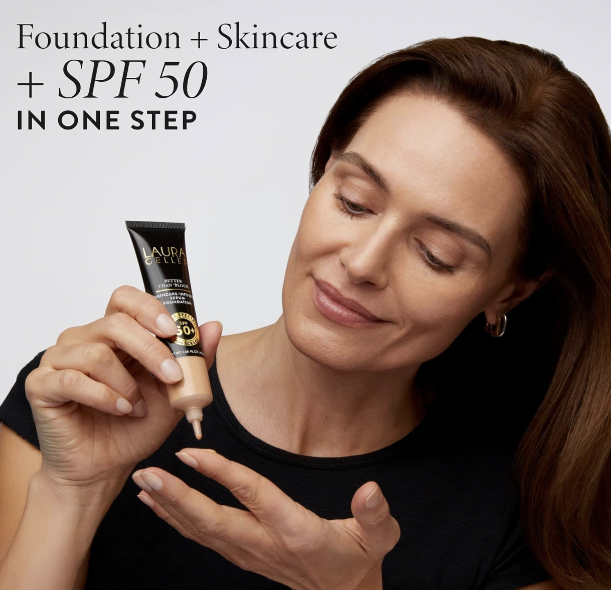 LAURA GELLER Beauty Better Than Block Skincare-Foundation SPF 50+, Light (02)