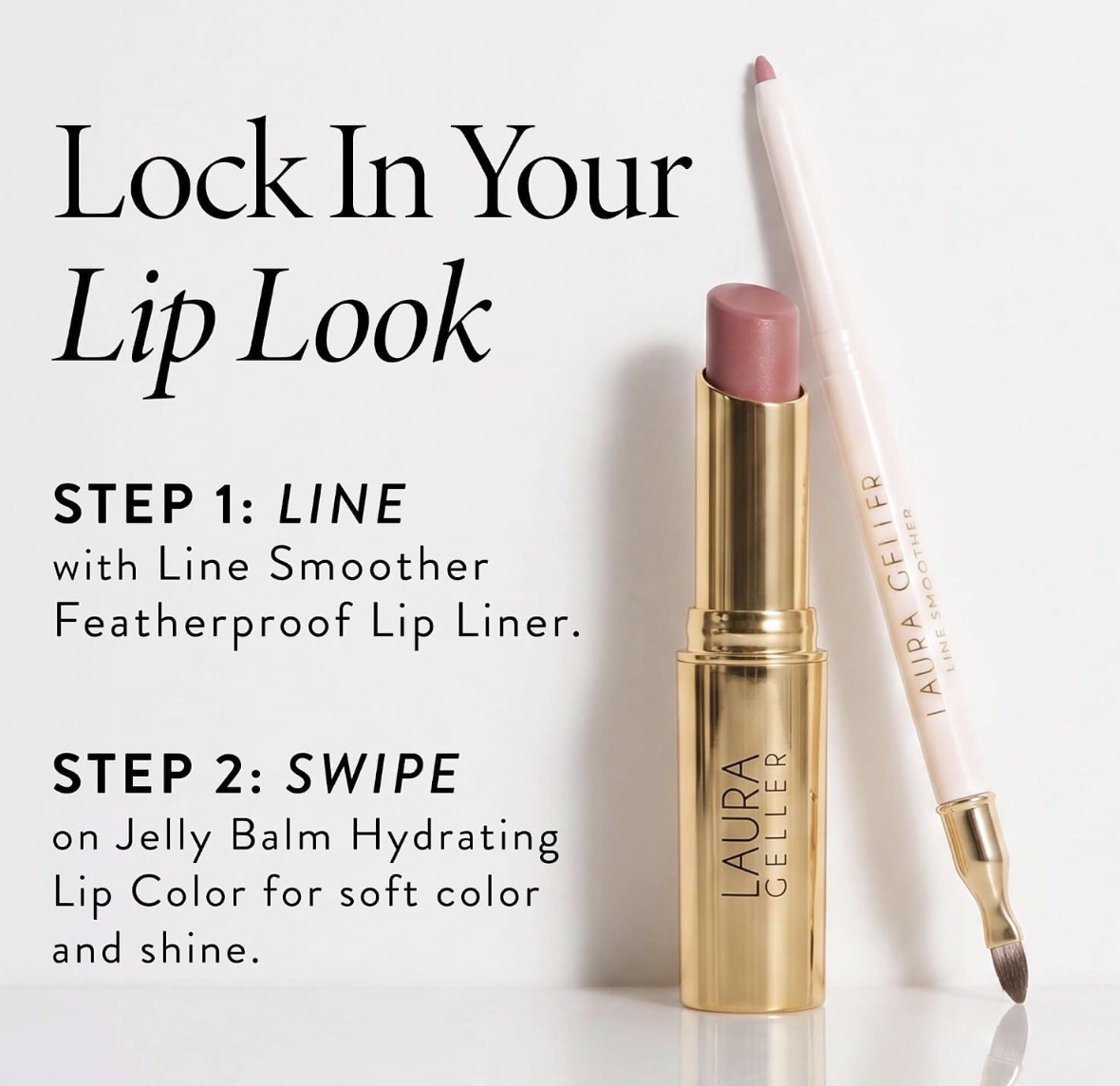 LAURA GELLER Jelly Balm Tinted Hydrating Lip Balm � In the Buff (01)