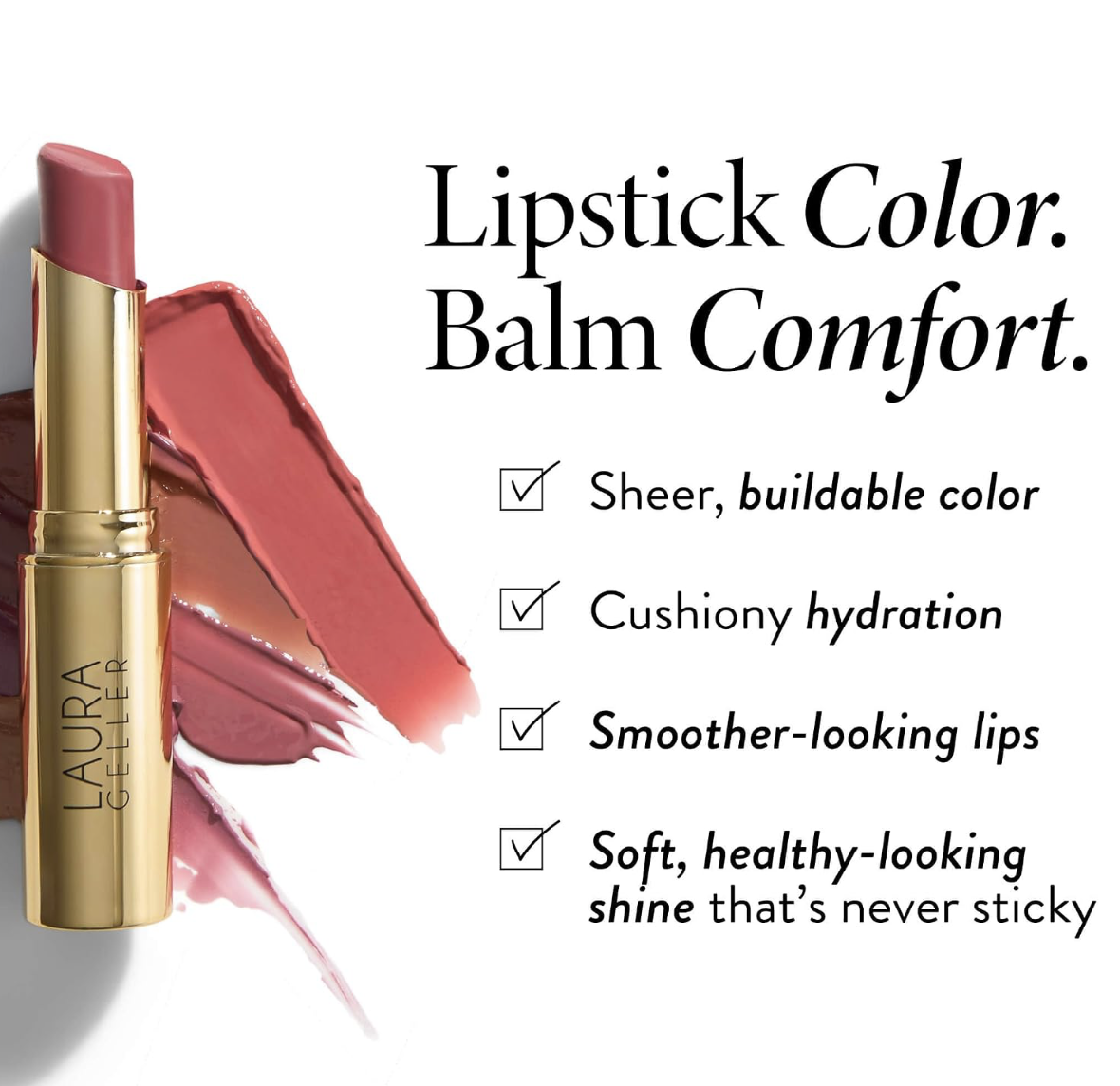 LAURA GELLER Jelly Balm Tinted Hydrating Lip Balm � Just Peachy (07)