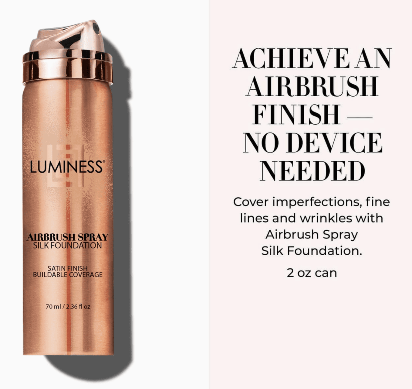 LUMINESS Airbrush Spray Silk Foundation - Deep Dark 140
