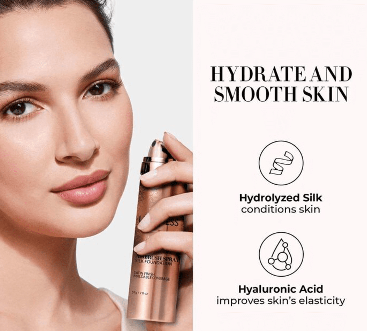 LUMINESS Airbrush Spray Silk Foundation - Deep Dark 140