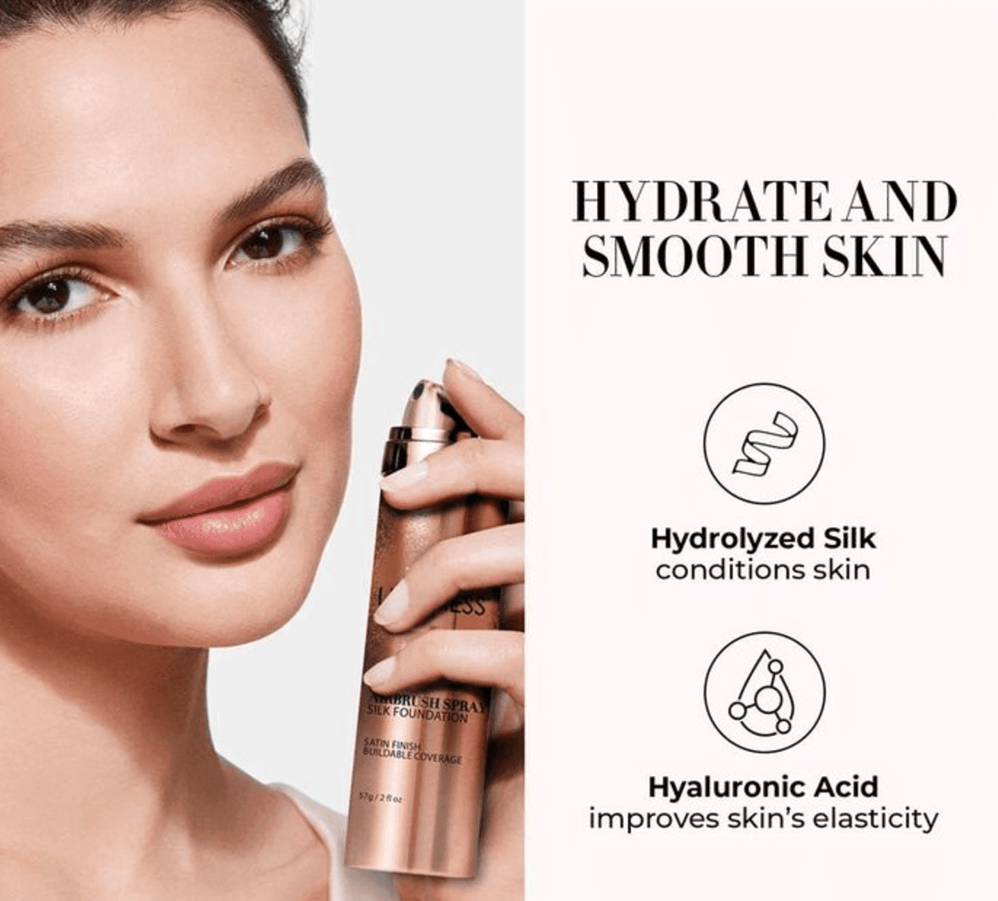 LUMINESS Cosmetics Airbrush Spray Silk Foundation - Fair 020