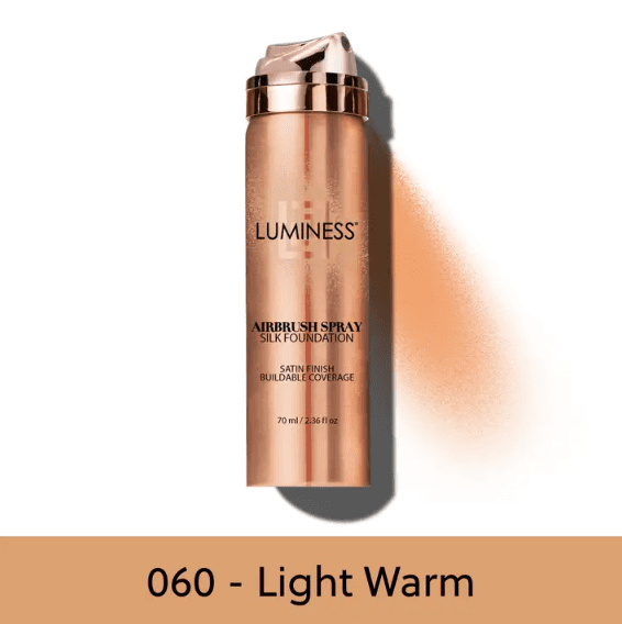 LUMINESS Cosmetics Airbrush Spray Silk Foundation - Light Warm (060)