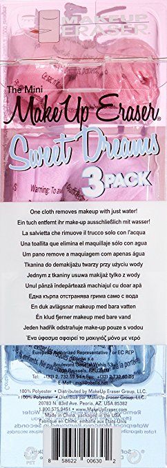MAKEUP ERASER Sweet Dream 3 Piece Set