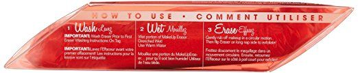 MAKEUP ERASER The Original Facial Exfoliator, Red