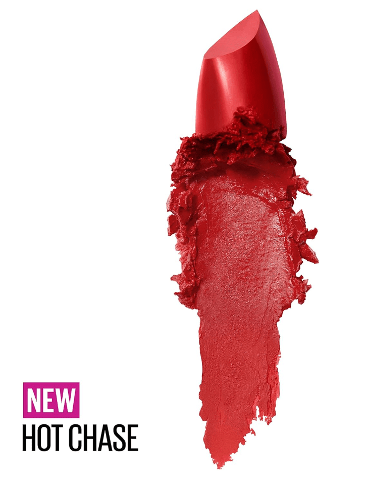 Maybelline Color Sensational The Creams, Cream Finish Lipstick Makeup, Hot Chase (333)