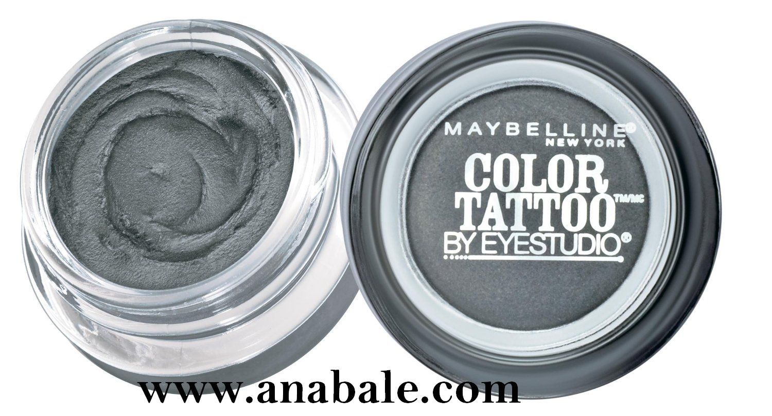 Maybelline Color Tattoo Metal Eyeshadow, Audacious Asphalt 15