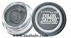 Maybelline Color Tattoo Metal Eyeshadow, Audacious Asphalt 15