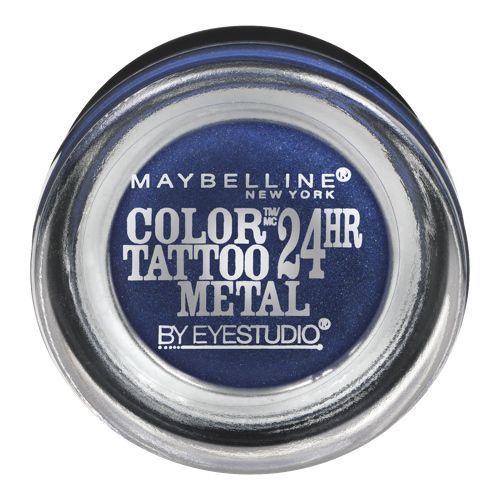 Maybelline  Color Tattoo Metal Eyeshadow, Electric Blue 75