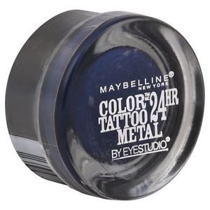 Maybelline  Color Tattoo Metal Eyeshadow, Electric Blue 75