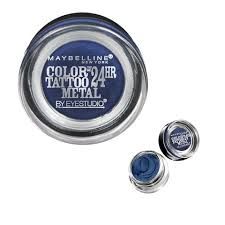Maybelline  Color Tattoo Metal Eyeshadow, Electric Blue 75