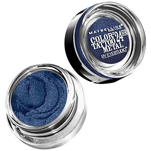 Maybelline  Color Tattoo Metal Eyeshadow, Electric Blue 75