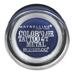 Maybelline Color Tattoo Metal Eyeshadow, Electric Blue 75