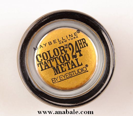 Maybelline Color Tattoo Metal Eyeshadow, Gold Rush 65