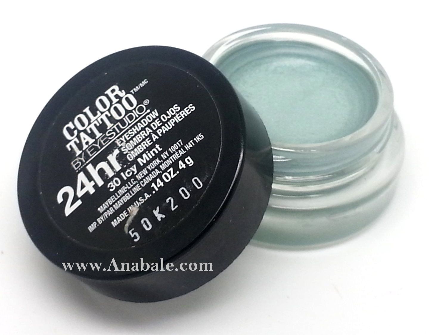 Maybelline Color Tattoo Metal Eyeshadow, Icy mint 30