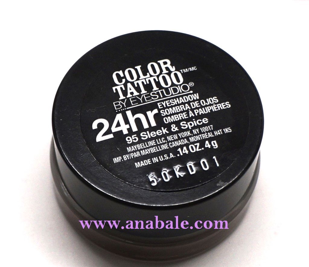 Maybelline Color Tattoo Metal Eyeshadow, Sleek & Spice 95